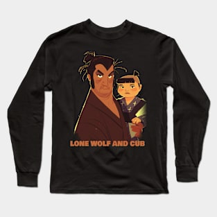 lone wolf and cub Long Sleeve T-Shirt